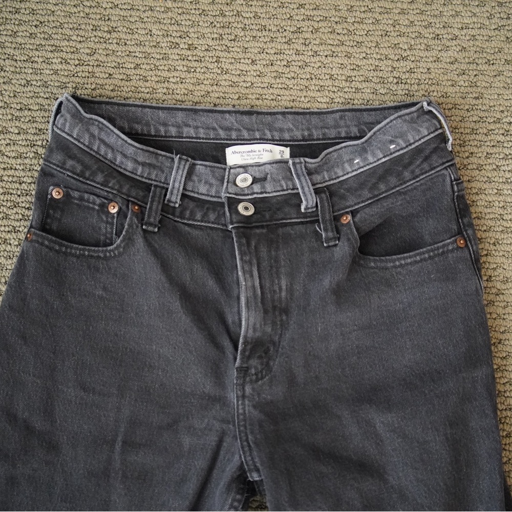 Abercrombie & Fitch Dark Gray Slim Jeans